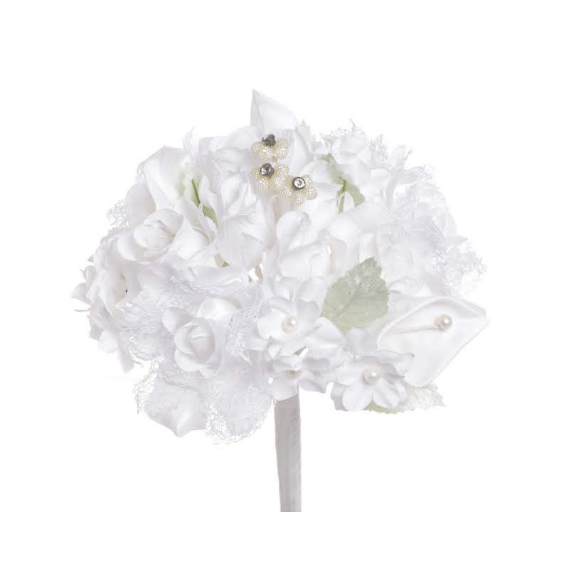 Bukiecik mieszany z różą..25 cm