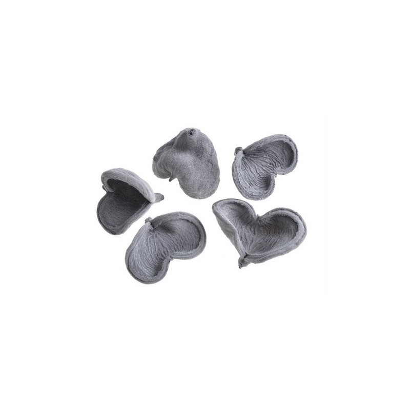 Badam flocking kolor -paczka 6 szt.. 5-8 cm  -badam flokowany