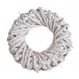 Wianek..30 cm WHITE WASH