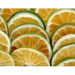 Suszone plastry pomarańczy zielone LUZ - orange sliced green KG