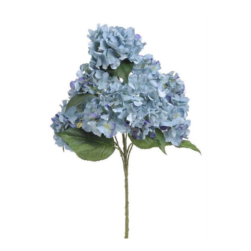Hortensja krzak, jasne liście 60 cm - sztuczny kwiat