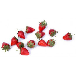 Truskawki 4 cm paczka/25 sztuk  -sztuczny owoc