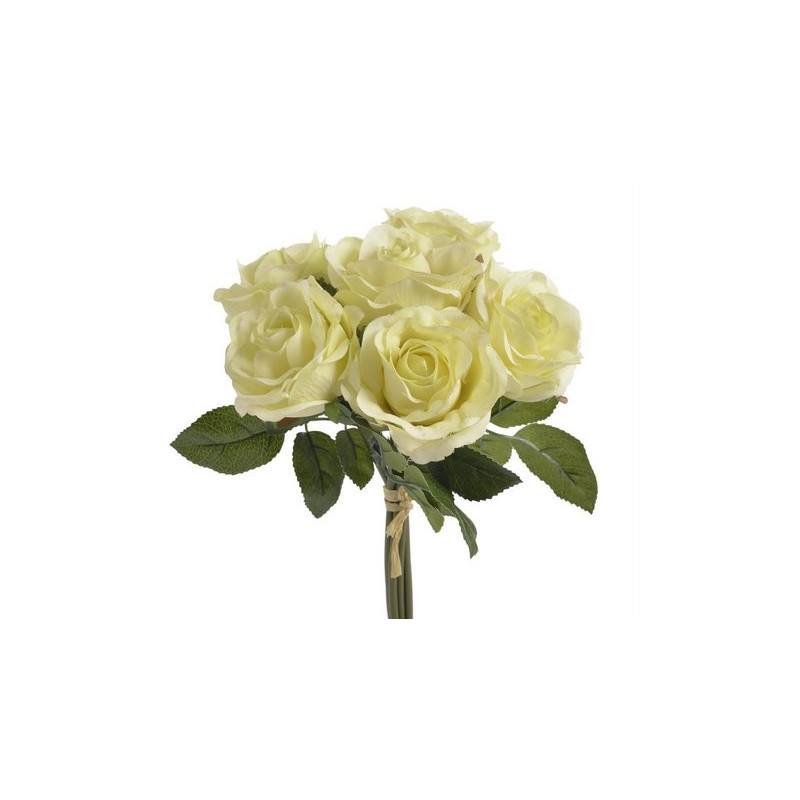 Róża duża x 6 25 cm - MIX KOLORÓW