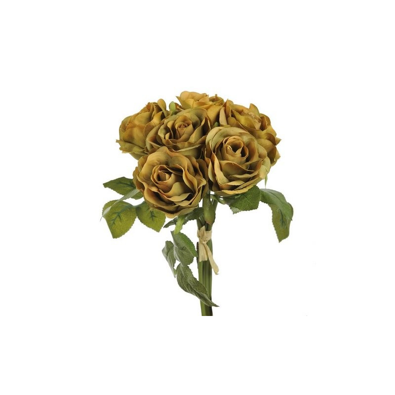 Róża duża x 6 25 cm - MIX KOLORÓW