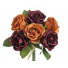 Róża duża x 6 25 cm - MIX KOLORÓW