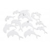 Wykrawanki delfinki 12szt-pacz..5cm, 7cm