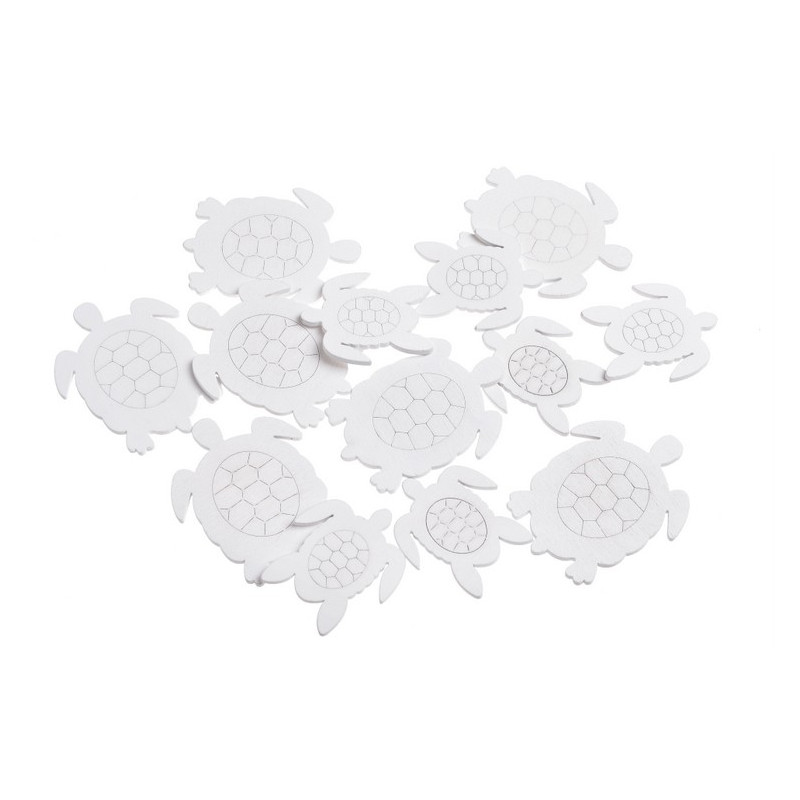 Wykrawanki żółwie 12szt-pacz..5cm, 7cm