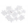 Wykrawanki żółwie 12szt-pacz..5cm, 7cm