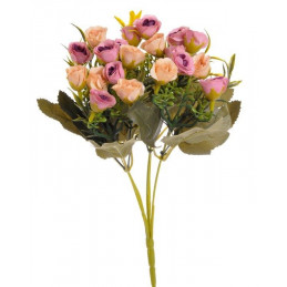 Bukiet małych różyczek..30 cm -sztuczna roślina