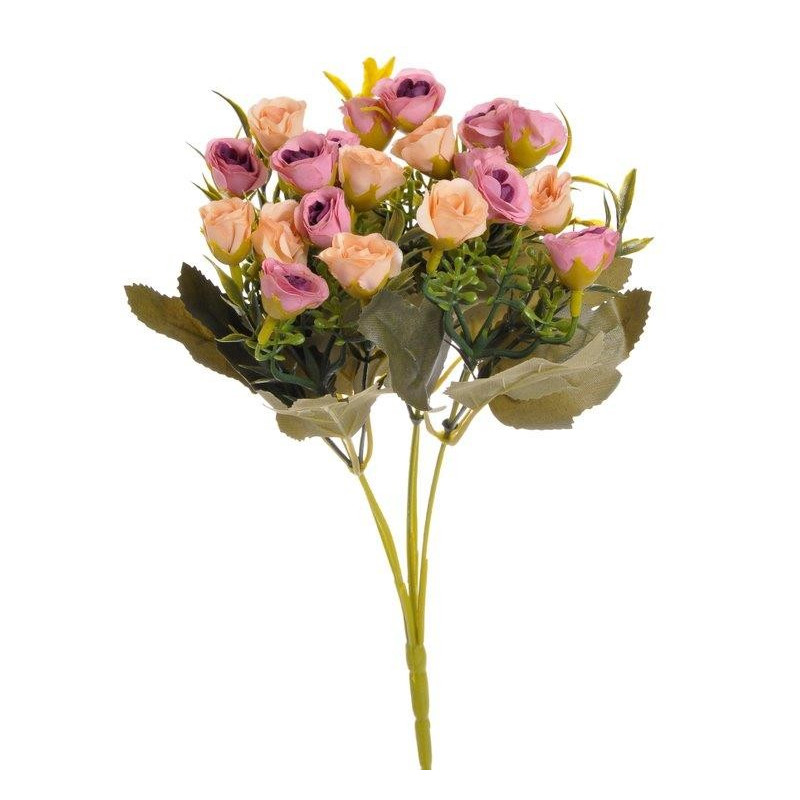 Bukiet małych różyczek..30 cm -sztuczna roślina
