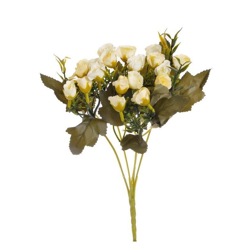 Bukiet małych różyczek..30 cm -sztuczna roślina