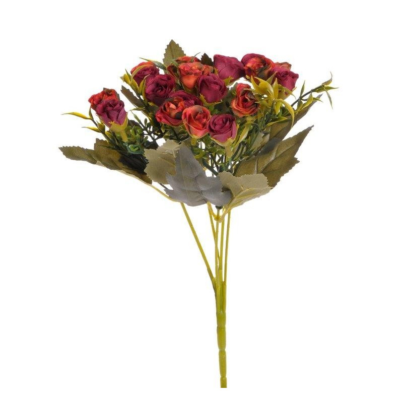 Bukiet małych różyczek..30 cm -sztuczna roślina