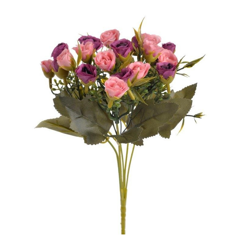 Bukiet małych różyczek..30 cm -sztuczna roślina