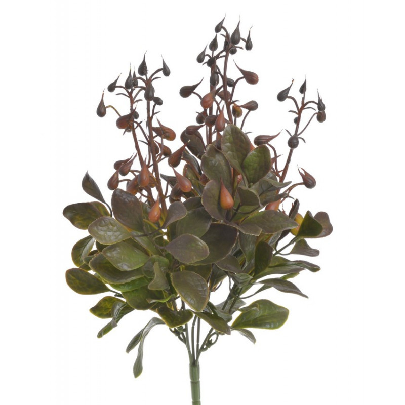 Roślina z pąkami 39 cm - sztuczna roślina