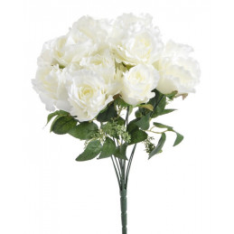Bukiet róż x10 40 cm - sztuczna roślina