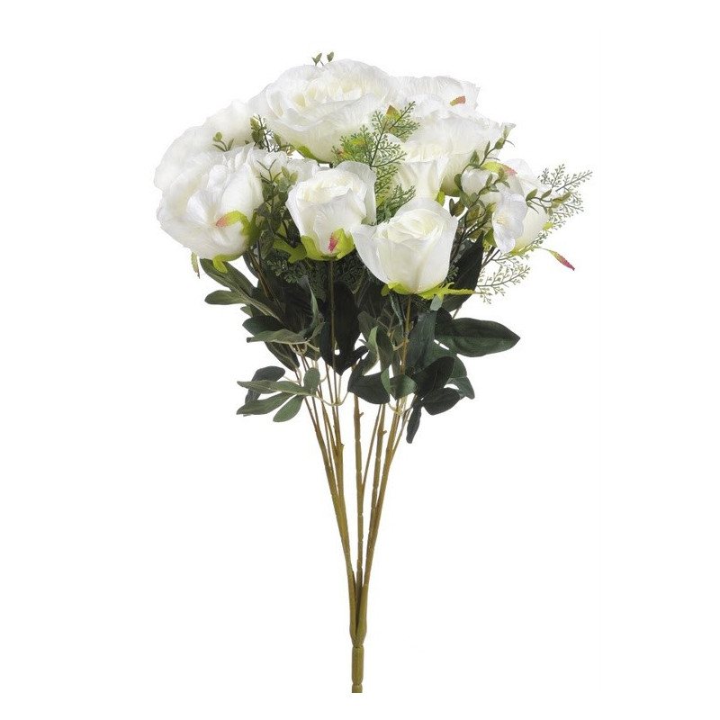 Bukiet róż x 15,  65 cm - sztuczna roślina
