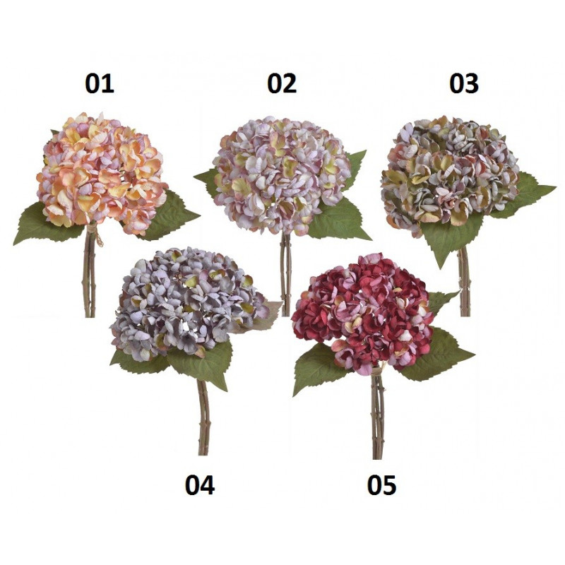 Hortensja x3, 33 cm - sztuczna roślina