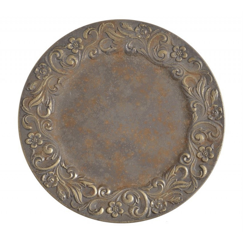 Talerz rustykalny 33cm..33x33x2 cm