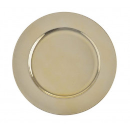 Talerz dekoracyjny jak aluminiowy 33x33x2 cm