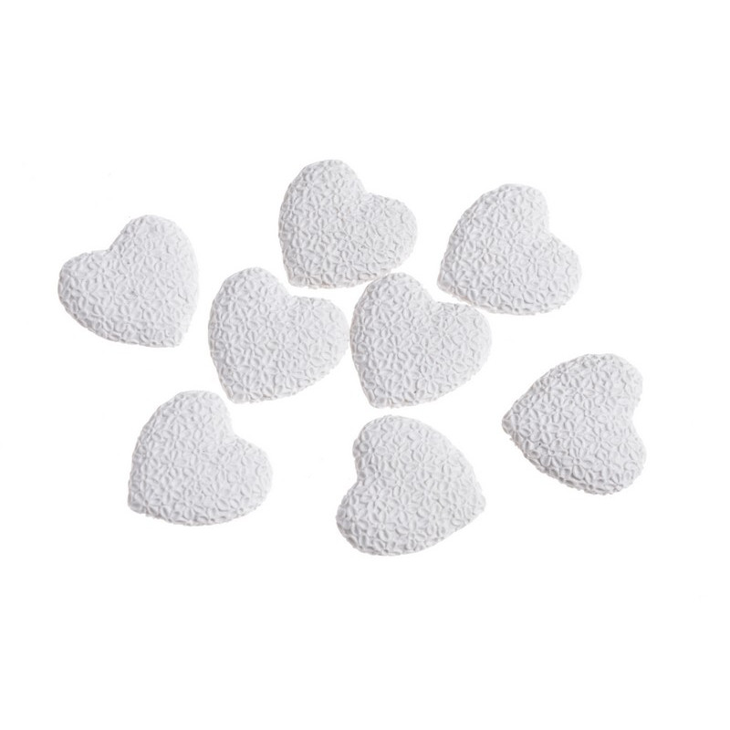 Serduszka nalepki 8szt..3 cm