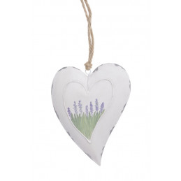 Serce L z lawendą zawieszka...16cm