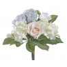 Bukiecik mieszany z różą 7 szt/bukiet 25cm - sztuczna roślina