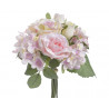 Bukiecik mieszany z różą 7 szt/bukiet 25cm - sztuczna roślina