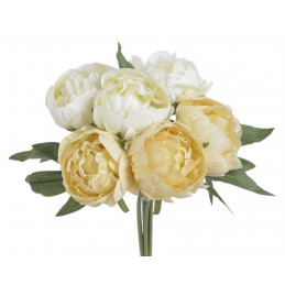 Bukiet piwonii x6 27cm - sztuczna roślina