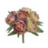 Bukiet piwonii x6 27cm - sztuczna roślina