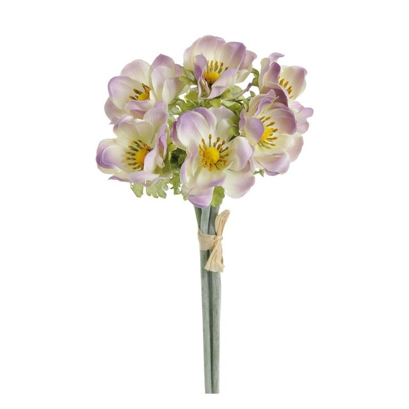 Anemon 6szt-pęczek 33 cm - sztuczna roślina ( kolory wiosenne oraz jesienne )