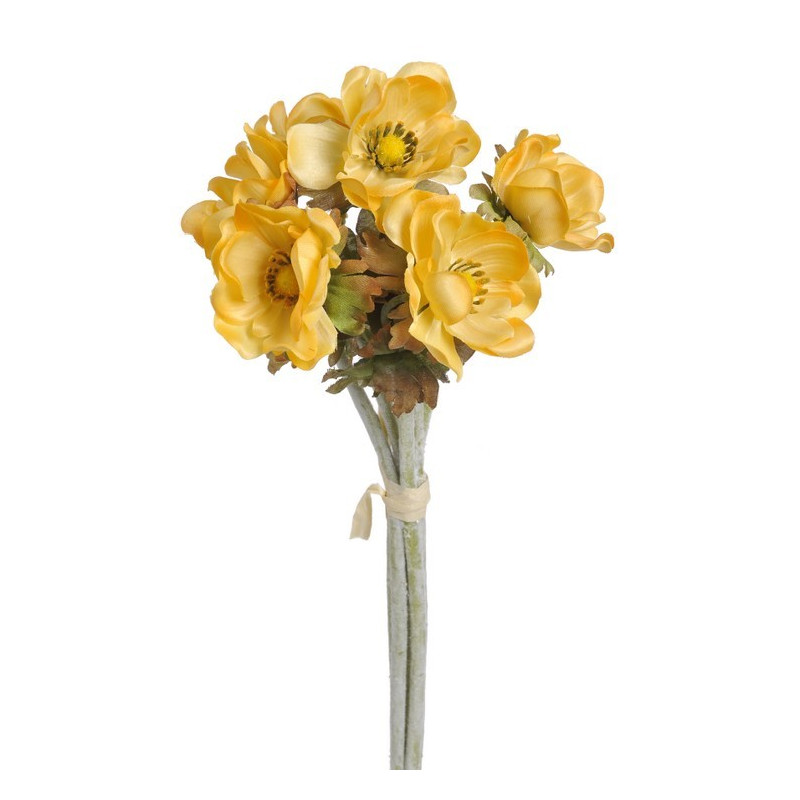 Anemon 6szt-pęczek 33 cm - sztuczna roślina ( kolory wiosenne oraz jesienne )