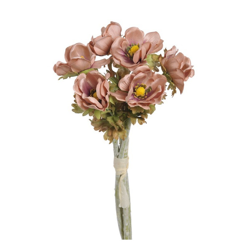 Anemon 6szt-pęczek 33 cm - sztuczna roślina ( kolory wiosenne oraz jesienne )