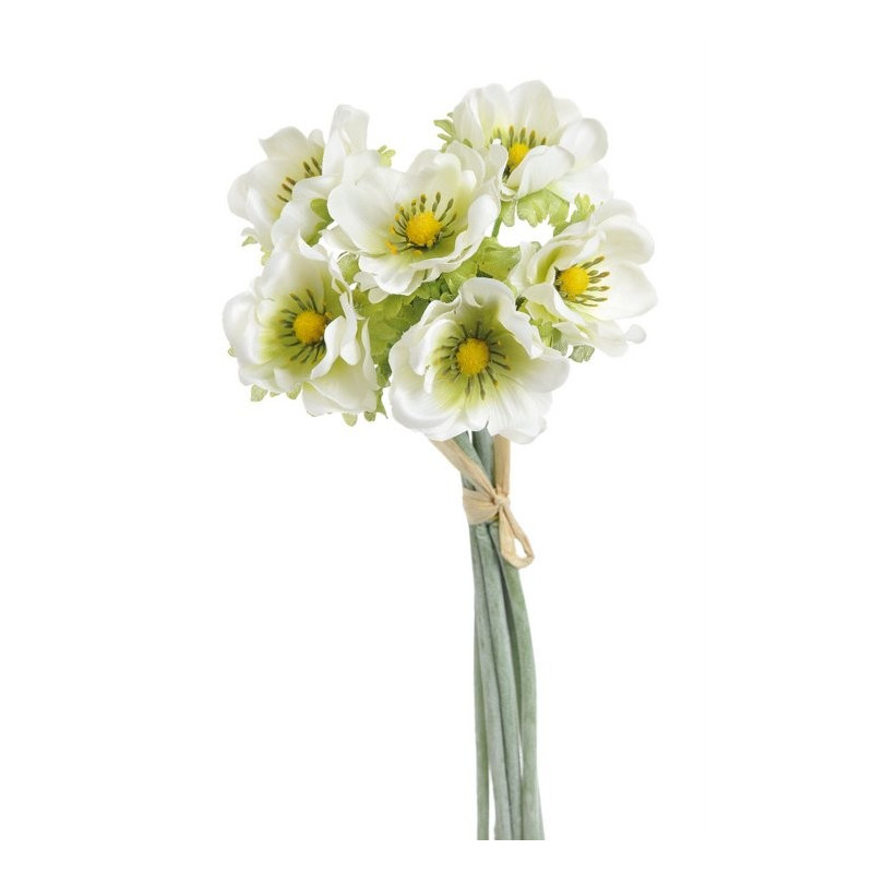 Anemon 6szt-pęczek 33 cm - sztuczna roślina ( kolory wiosenne oraz jesienne )