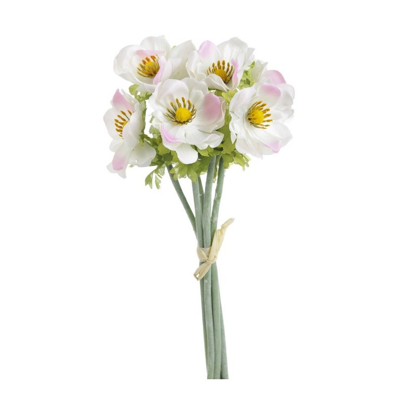 Anemon 6szt-pęczek 33 cm - sztuczna roślina ( kolory wiosenne oraz jesienne )