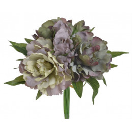 Bukiet piwonii 3+3..28 cm - sztuczna roślina