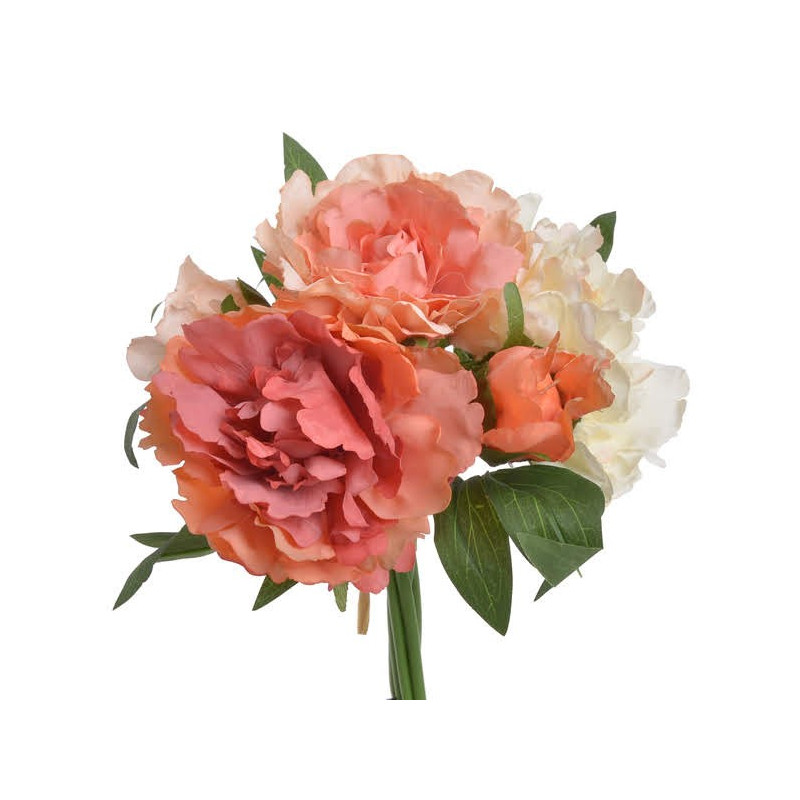 Bukiet piwonii 3+3..28 cm - sztuczna roślina