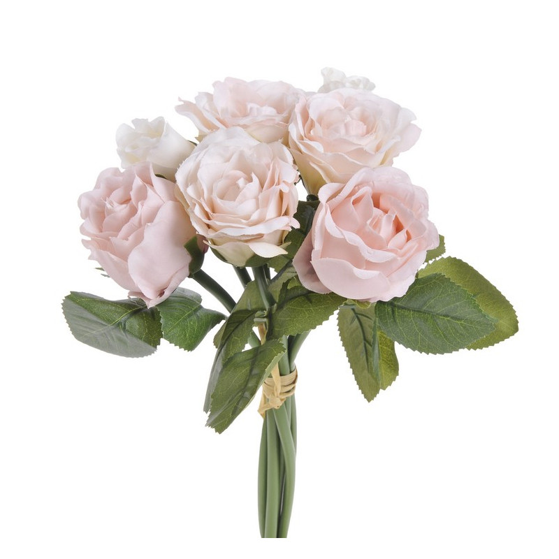 Bukiet róż miks x 7, 25 cm - sztuczna roślina