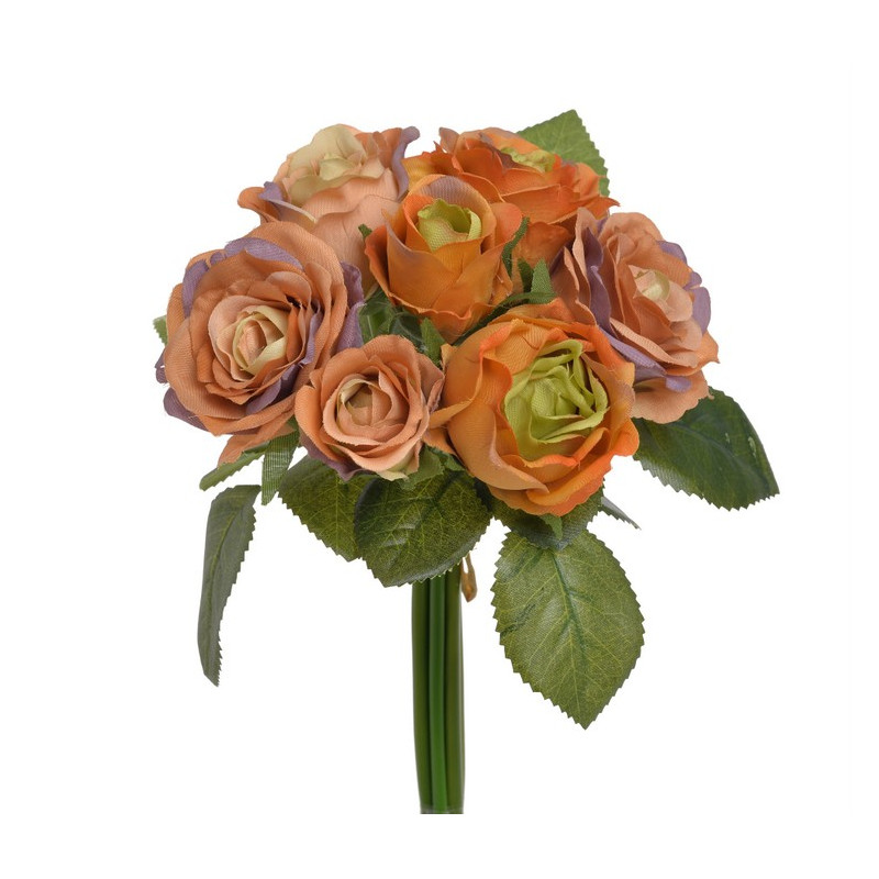 Bukiet róż miks x 7, 25 cm - sztuczna roślina