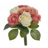 Bukiet róż miks x 7, 25 cm - sztuczna roślina