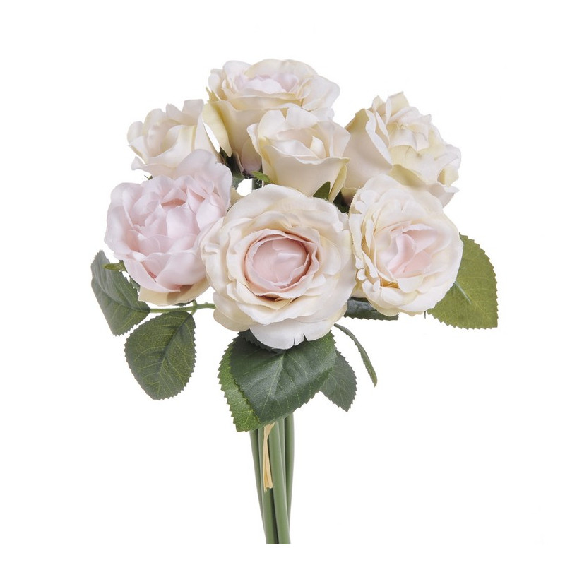Bukiet róż miks x 7, 25 cm - sztuczna roślina