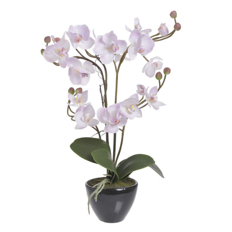 Storczyk w doniczce x2 48 cm - sztuczna roślina