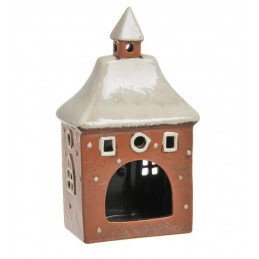 Domek ceramiczny..26x14,5x9,5 cm - lampionik ceramiczny