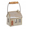 Domek ceramiczny..26x14,5x9,5 cm - lampionik ceramiczny