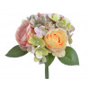 Bukiet z różami i hortensją 30 cm - sztuczna roślina