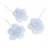Główki róż piankowych na druciku 4 cm 8szt/paczka