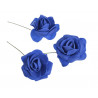 Główki róż piankowych na druciku 4 cm 8szt/paczka