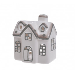 Świecznik domek..8,5x6,5x11 cm - artykuł ceramiczny