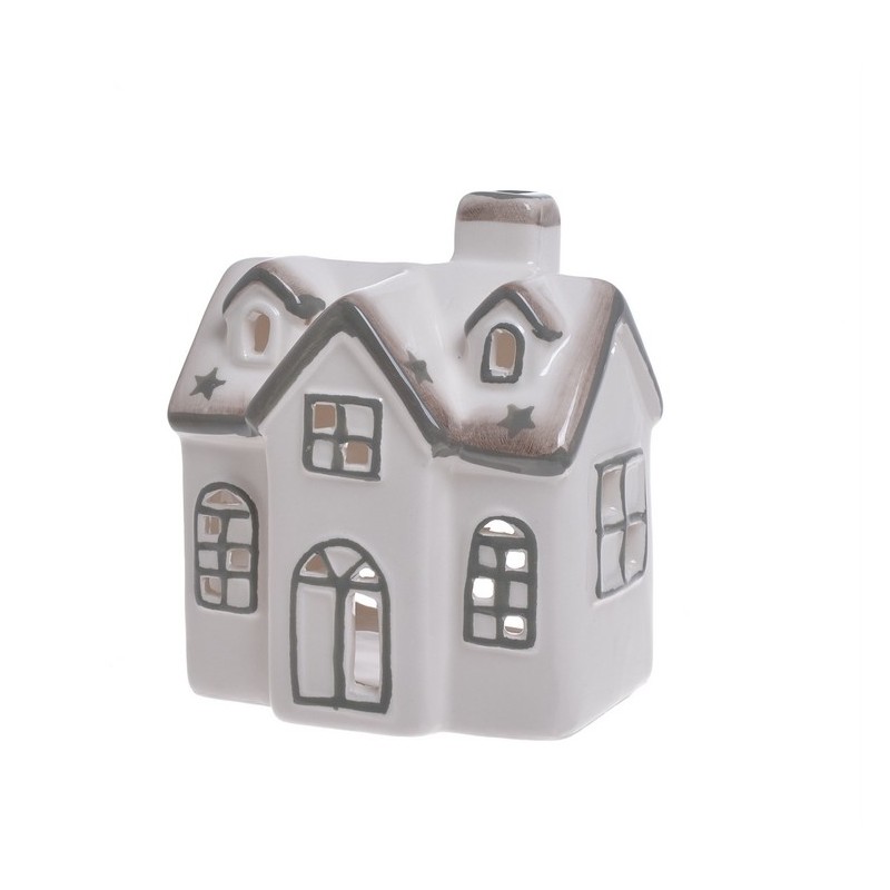 Świecznik domek..8,5x6,5x11 cm - artykuł ceramiczny
