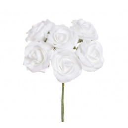 Różyczka piankowa x6..15 cm