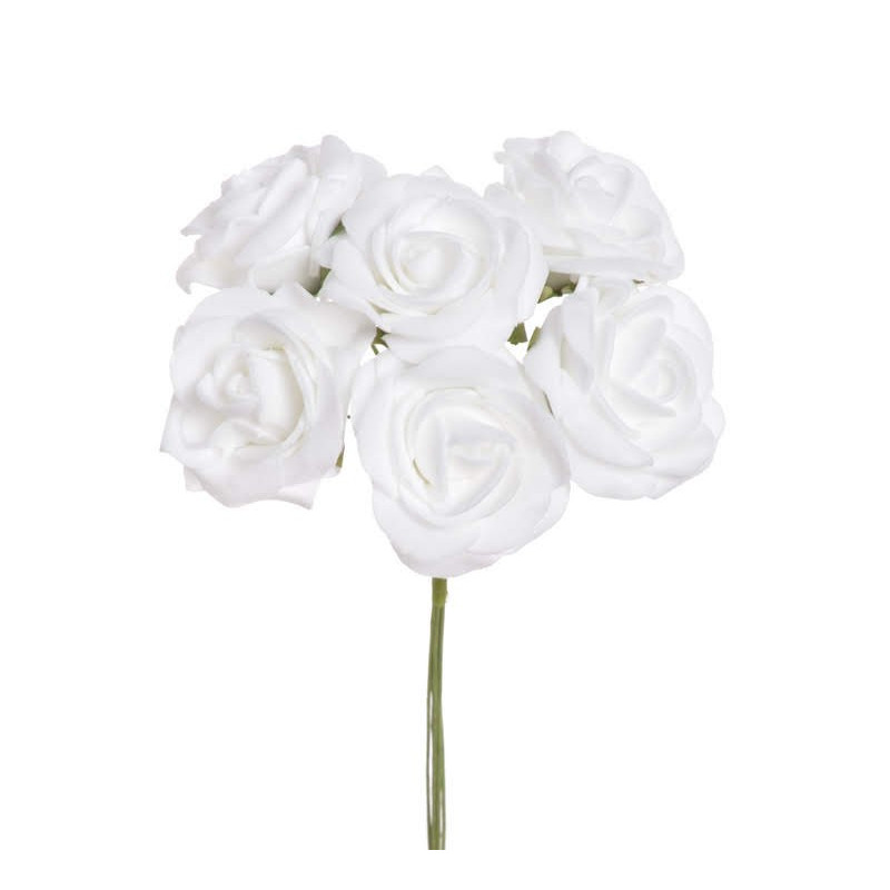 Różyczka piankowa x6..15 cm